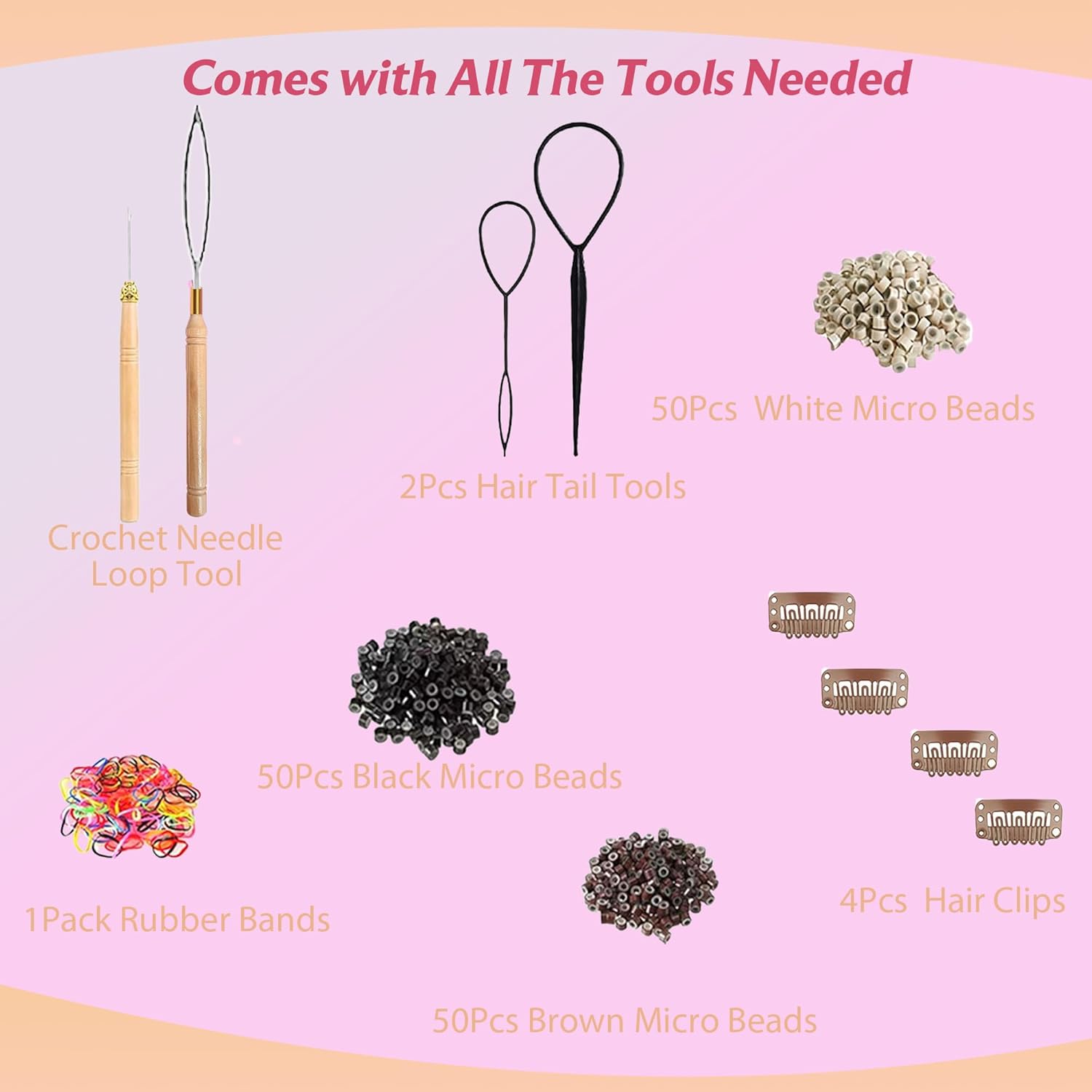 Hair Tinsel Kit (48 Inch,20 Colors,6000 strands), Tinsel Hair Extensions with Tools，Heat Resistant Fairy Hair Tinsel Kit for Women Girls Hair Accessories