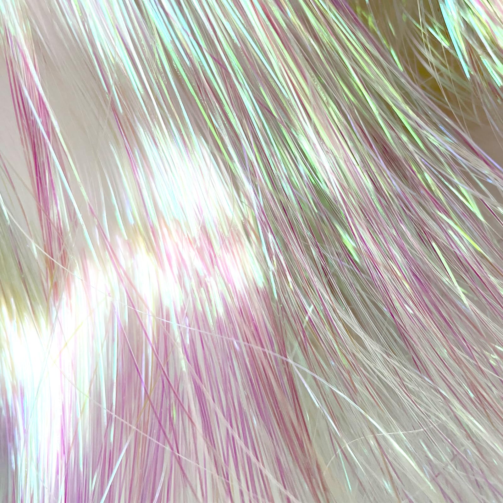 Icicle Tinsel Garland Iridescent Tinsel Strands Foil Fringe Icicles for Chrismtas Tree Holiday Decoration Party Supplies (12000, Silver)