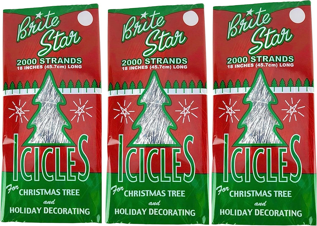 Brite Star Icicles for Christmas Tree (3 Pk)