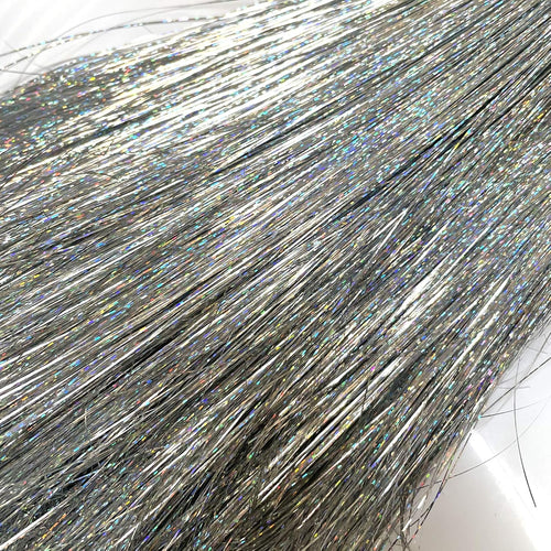 Icicle Tinsel Garland Iridescent Tinsel Strands Foil Fringe Icicles for Chrismtas Tree Holiday Decoration Party Supplies (12000, Silver)